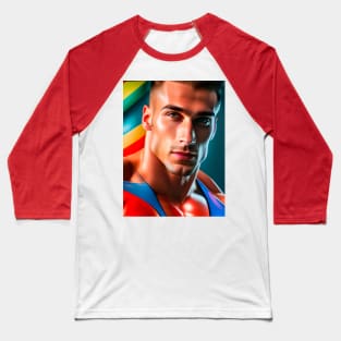 Beautiful face of a man Baseball T-Shirt